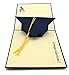 HANDMADE GRADUATION CAP POP UP CARD - Ideal for highschool college university masters and PhD Graduates!