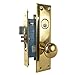 Marks Metro 71A/3 Polished Brass US3 Right Hand Mortise Entry Lockset Surface Mounted