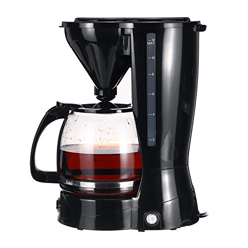 OULISI Filterkaffeemaschine mit Glaskanne | 1,5L Füllmenge | 11-15 Tassen | 950W |Kaffeemaschinenzubehör mit Deckel