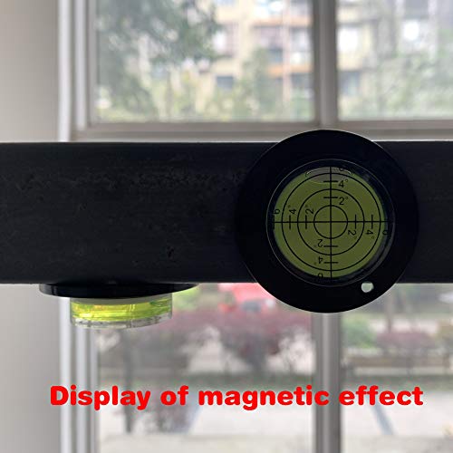 Universal Level Instrument Horizontal Bead Horizontal Instrument Horizontal Bubble Level Belt Positioning Hole Through 50MM Magnetic Function (green)