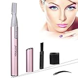 Eyebrow Trimmers, Eyebrow Hair Trimmers, Facial Hair Trimmer for Women with Pivoting Head & Eyebrow Trimming Comb for Bikini Area/Arm/Armpit (1Pack)