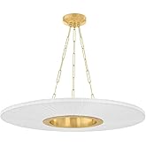 Hudson Valley Lighting 2540-AGB Prattsburgh - 80W 1 LED Chandelier-3.75 Inches Tall and 40 Inches Wide