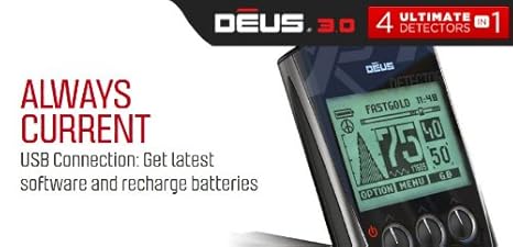 Amazon.com: XP Detector de metales Deus con FX-02 alámbrico ...