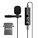 Lavalier Lapel Microphone E, Ubeesize Professional Clip on Omnidirectional Dual Condenser Lav Mic,Perfect for YouTube Recording/Interview/Video Conference/Podcast¡­