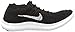 Nike Mens Free RN Motion Flyknit, BLACK/WHITE-VOLT-DARK GREY, 10 M US