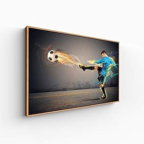 Canvas Wall Art for Living Room, Bedroom Sports Framed Canvas Prints for Home Decoration Ready to Hang - 16"x24" inches