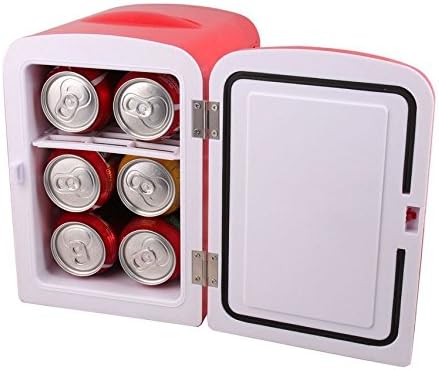 New!!! Portable Red Mini 2 Tiers Fridge Cooler/Warmer Auto Car Boat Home Office AC & DC