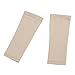 TiaoBug 1 Pair Unisex Compression Calf Sleeves Foot Care Socks Leg Support (Nude)