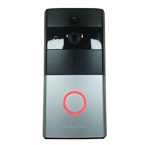 Video Doorbell Camera, Belpink 720P HD Wireless Doorbell for home, Wifi Smart Visible Security System with 2 Way Audio Talk， Motion-Detection Alarm & Ultra-low Power Consumption