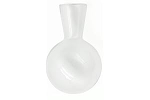 Renmxj 1 Pcs Bulb Glass Vase Plant Propagation Stations Accessories Plant Terrarium for Hydroponics Water (Wooden Frame Not Included)