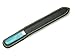 GERMANIKURE Glass Nail File in Suede Sleeve - File Away Your Worries - Professional Crystal Nail File for Natural Nails - Ideal Manicure & Pedicure Tool for Smooth, Easy Shaping - Nail Care Gift