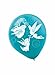 Disney Tinkerbell Birthday Party Latex Balloons (6 Pack), Blue/Green, 12