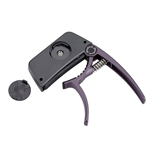 Blue Stones Acoustic Guitar Capo Quick Change Key Capo Tuner Alloy Material for Electric Guitar Bass Chromatic