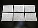 20 laminated Preschool Numbers 1-20 4x5 Tracing Cards.