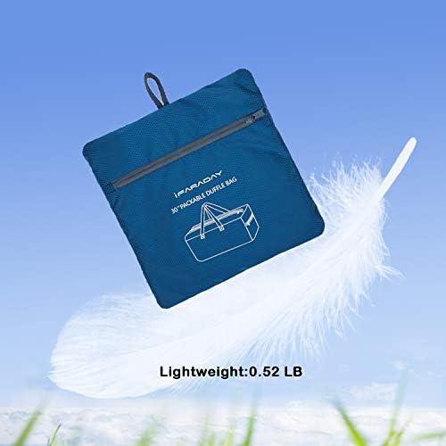 Foldable Duffel Bag 30" / 75L Lightweight with Water Rresistant for Travel 2 Foldable Duffel Bag 30" / 75L Lightweight with Water Rresistant for Travel