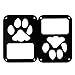 ICARS 2007-2018 Jeep Wrangler JK JKU Tail Light Guards Protector Cover Dog Paw - Pair