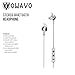 OWAVO amazing Bluetooth Headphones Wireless Earbuds Sports In Ear Sweatproof Earphones with Built in Mic (Balanced Audio, aptX Lossless sound, Cordless 4.1, CVC 6.0 Noise Cancellation)-White