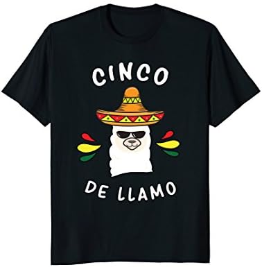 Funny Llama Shirt for Kids Cinco De Mayo Gift