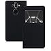kwmobile Flip Case for Nokia 8 Sirocco - PU Leather Book Style Wallet Protective Cover with Window - Black