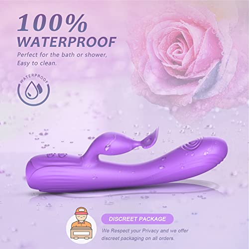 YTYOMUR G Spot Vibrator Clitoris Stimulator for Women Sex Toy, Three-Point Precision Stimulation G Point/Clits /Vagina,Upgraded Dual Motors with 14 Vibration and Beat Mode,Rechargeable & Waterproof