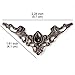 EFORCAR Vintage Style Box Corner Guard Desk Edge Cover Decorative, Jewelry Case Box Kitchen Corner Protector Furniture Decor Triangle Carved - Pack of 60 Pcs (Bronze)