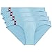 David Archy Men's 4 Pack Micromodal Air Sexy Bikinis and Briefs(XL,bikini-Blue)