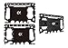 Credit Card Multitool - 46 in 1 Multipurpose Pocket Tool Card Pro. Tactical Wallet and Money Clip - Black