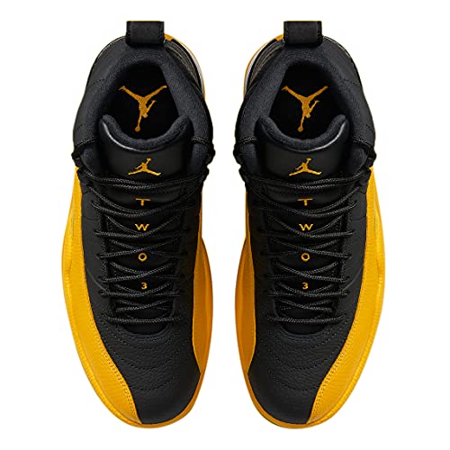 HOT 12 Black Air Jordan 12 University Yellow AIR JORDAN 12