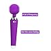 CNHIDEE Mini Multi-Speed Waterproof Therapeutic Wireless Power Wand Vibrator Massager, Purple, 4.16 Ounce