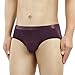 DAVID ARCHY Men's Briefs Micro Modal No Fly Underwear Support Pouch Soft Comfort Briefs for Men 4 Pack (XL,Dark blue/wine purple)