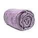 Kingole Flannel Fleece Microfiber Throw Blanket, Luxury Lavender Purple King Size Lightweight Cozy Couch Bed Super Soft and Warm Plush Solid Color 350GSM (108 x 90 inches)
