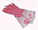Cleanbear Rubber Latex Cleaning Gloves, 15 Inches (pink 1 pair)