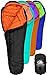 Hyke & Byke Eolus 0 Degree F 800 Fill Power Hydrophobic Goose Down Sleeping Bag with LofTech Base - Ultra Lightweight 4 Season Men’s and Women’s Mummy Bag Designed for Backpacking