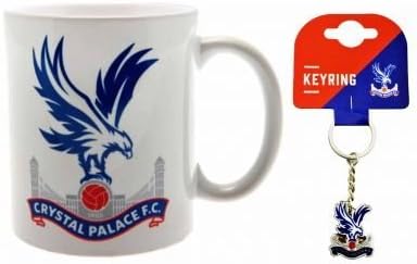 Official Crystal Palace Crest Ceramic Mug &amp; Keyring Gift Set