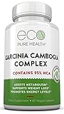 Garcinia Cambogia Complex with 95% HCA to Assist Metabolism, Support Weight Loss & Boost Energy Levels by Eco Pure Health