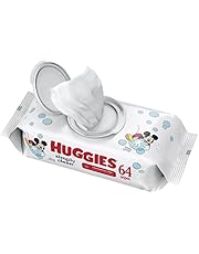 Baby Wipes, Huggies Simply Clean, UNSCENTED, Hypoallergenic, 1 Flip-Top Pack, 64 Count