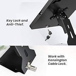 Beelta iPad POS Stand for Desk Heavy Metal Flip