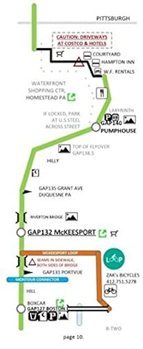 Golden Triangle for Great Allegheny Passage (GAP) and C&O Canal