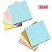 Dream Loom Self-Stick Notes,Sticky Notes, Colorful Bookmark, 3 in x 3 in, 100 Sheets per pad, 8Pads/Pack