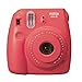 Fujifilm Instax Mini 8 Instant Film Camera (Raspberry) with Fujifilm Instax Mini 6 Pack Instant Film (60 Shots) + Compact Bag Case + Batteries Top Kit