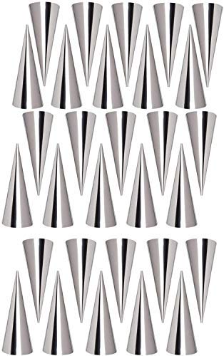 Crème Hoorn Mould, roestvrij staal Non-stick kegelvormige gebak Croissant kegel schimmel, Oven-gebakken Roll Hoorn… - Image 8