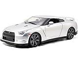 FAST AND FURIOUS 7 BRIAN'S 2009 NISSAN SKYLINE GTR R35 1:18 SILVER