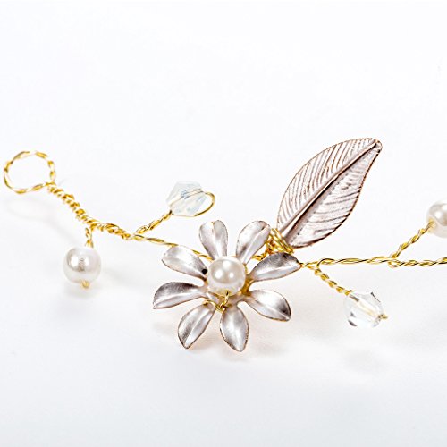 image for hopewey Flower hair accessories wedding vintage bridal hair comb hair 