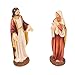 Juvale Religious Statues - Virgin Mother Mary Figurine and Jesus Christ Figurines