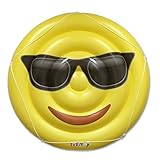 I EM JI Cool Emoji Pool Floats for Adults and Children – Giant Pool Floatie – Sunglasses Emoji Pool Toy