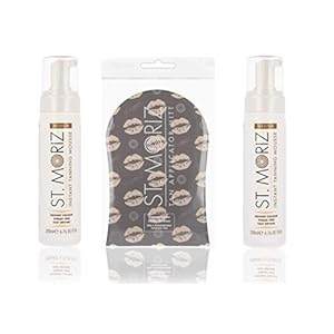St-Moriz-Instant-Self-Tanning-Mousse-in-Medium-Tone-with-Mitt-2-x-200-ml St Moriz Instant Self Tanning Mousse in Medium Tone with Mitt - 2 x 200 ml