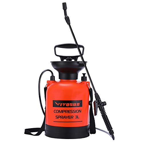image for VIVOSUN 0.8 Gallon Lawn and Garden Pump Pressure Sprayer with Pressure