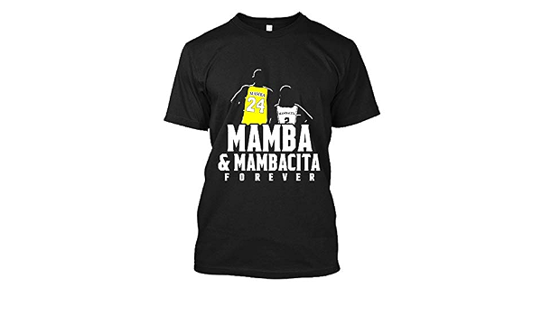Amazon.com: #Mamba y #Mambacita Forever #Kobe y Gigi Bryant camiseta regalo  camiseta para hombres mujeres unisex camiseta : Ropa, Zapatos y Joyería