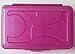 Sterilite Pink Transparent Pencil Case Box