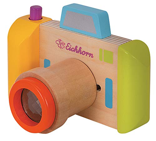 Eichhorn 100003470 Kamera und Kaleidoskop inkl. 2 Objektiven mit Drehfunktion, tolle Effekte, aus Holz, für Kinder ab… – Bild 5